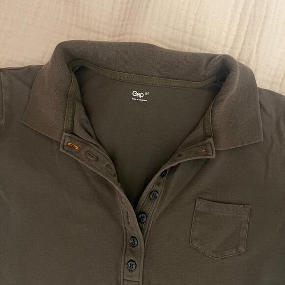GAP Polo Shirt – Brown, Short Sleeve, Preppy Classic, Summer 2010, Size Medium - Picture 2 of 5